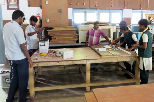 Electrician workshop