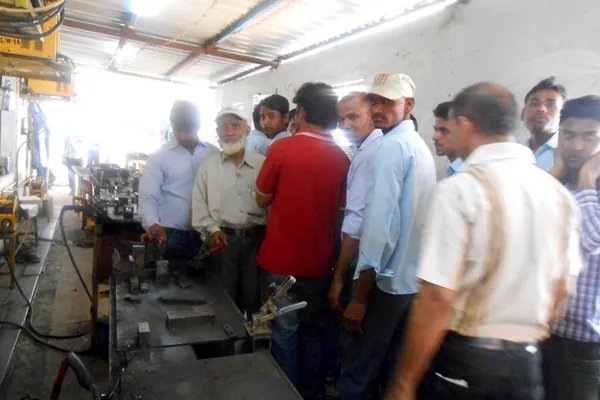 Industrial visit and mechanical workshop