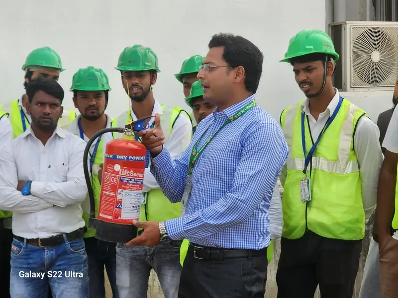 Fire safety practical training